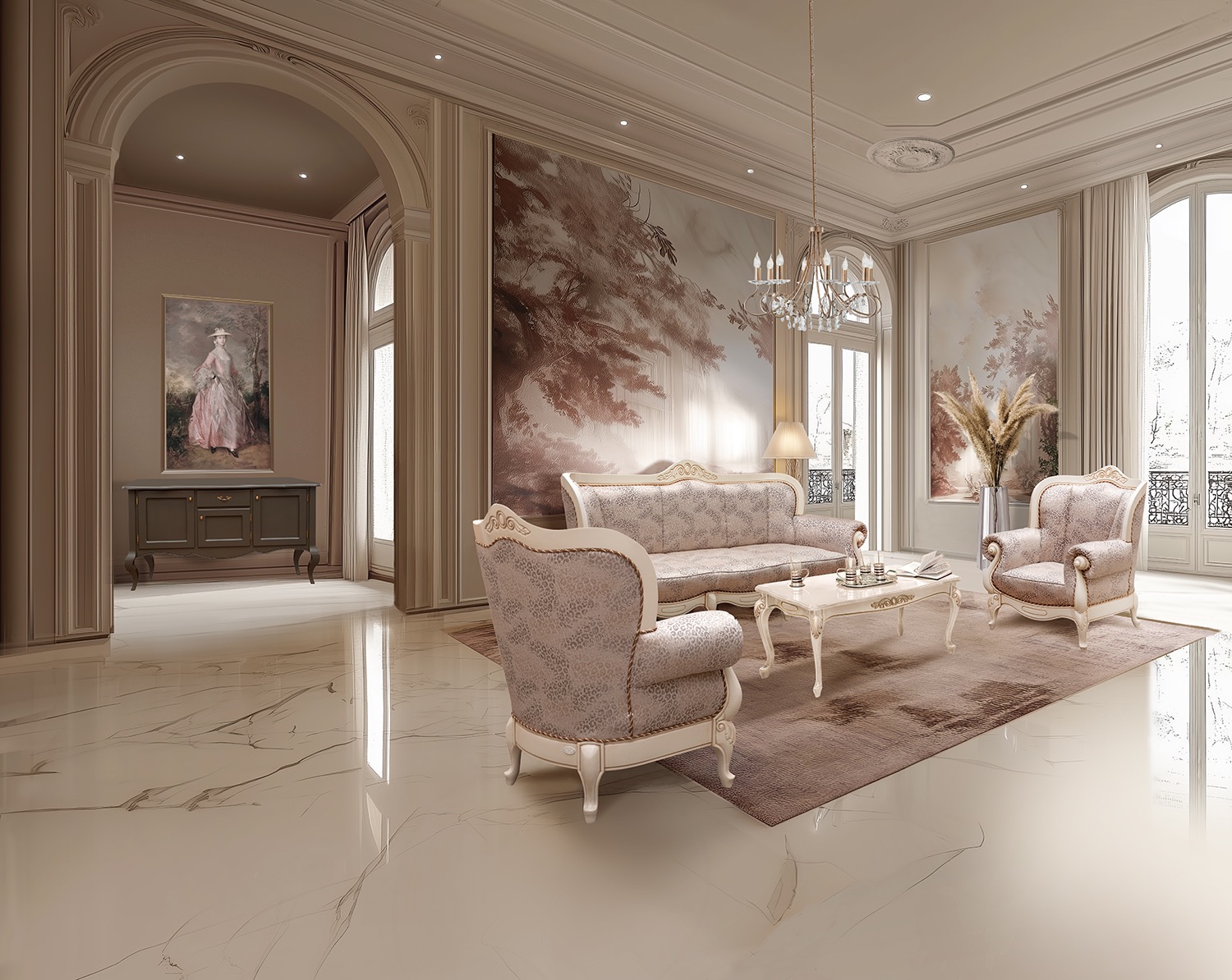 Konferenční stolek Mery v interiéru